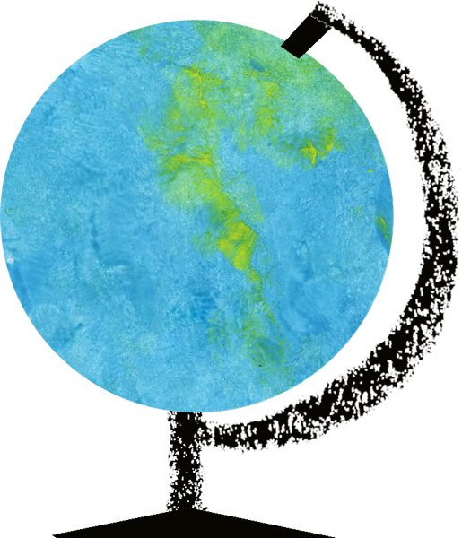 Illustration of a globe