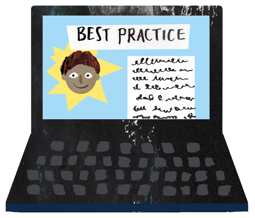 Illustration of a laptop